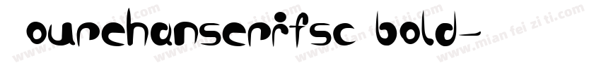 Sourehanserifsc bold字体转换